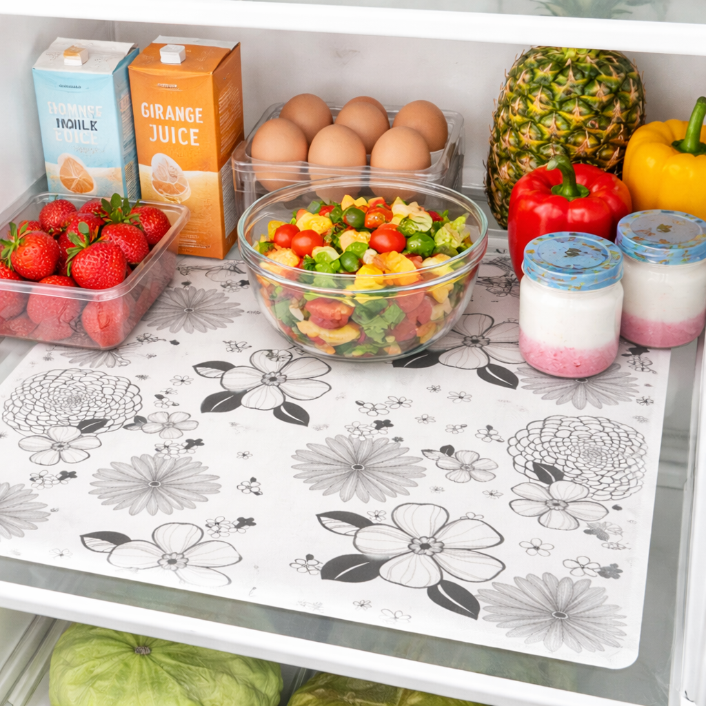 Royal PVC Kitchen & Fridge Mat – (45cm x 150cm) RANDOM DESIGNS