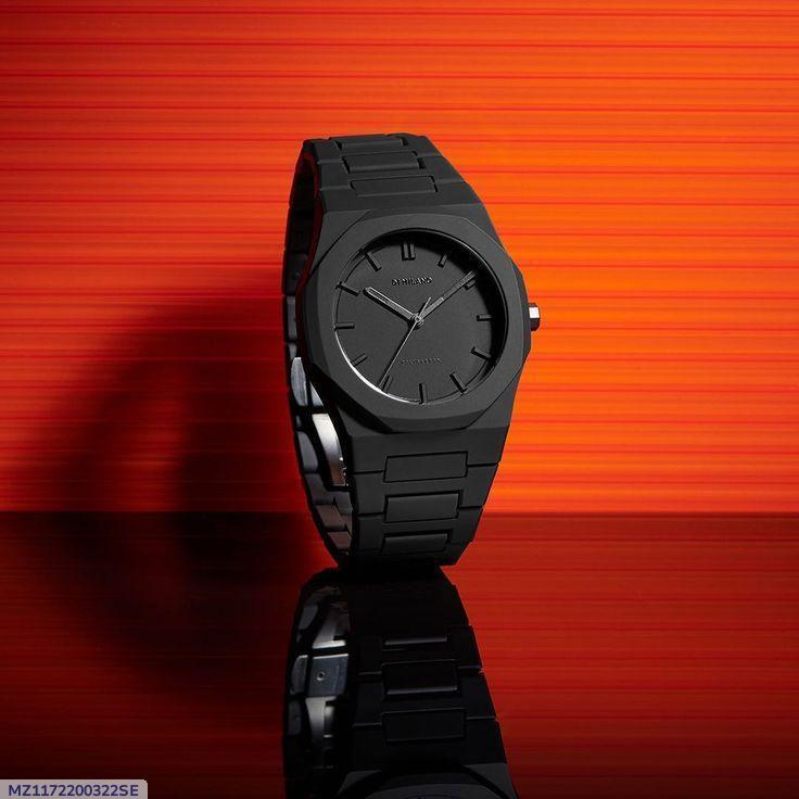 Luxury Watch for Men Water Resistant Stainless Black Steel