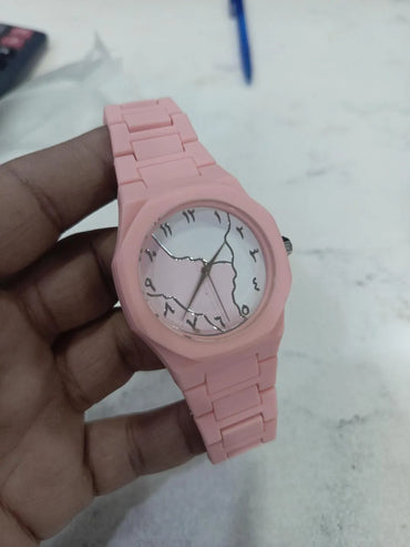 Pink Watch for Girls with Cute Pink Dial - ORIGINAL