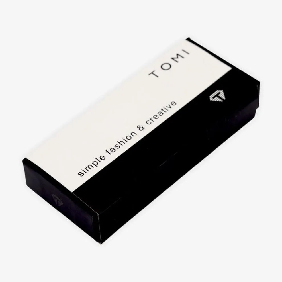 TOMI T-080 Unisex Watch Half Transparent Leather Strap