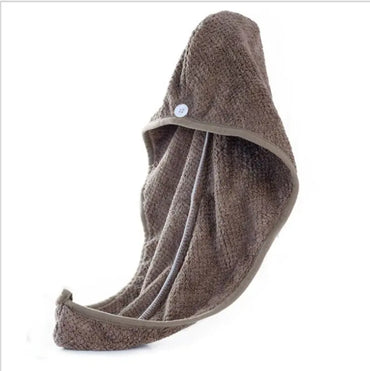 Bath Towels - Dry Hair Cap Super Absorbent Quick-drying Shower towel (Random color) 65 CM length