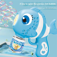 Fish Bubble Gun – Automatic Bubble Blower with Lights, Sounds & Fun Fish Design for Kids