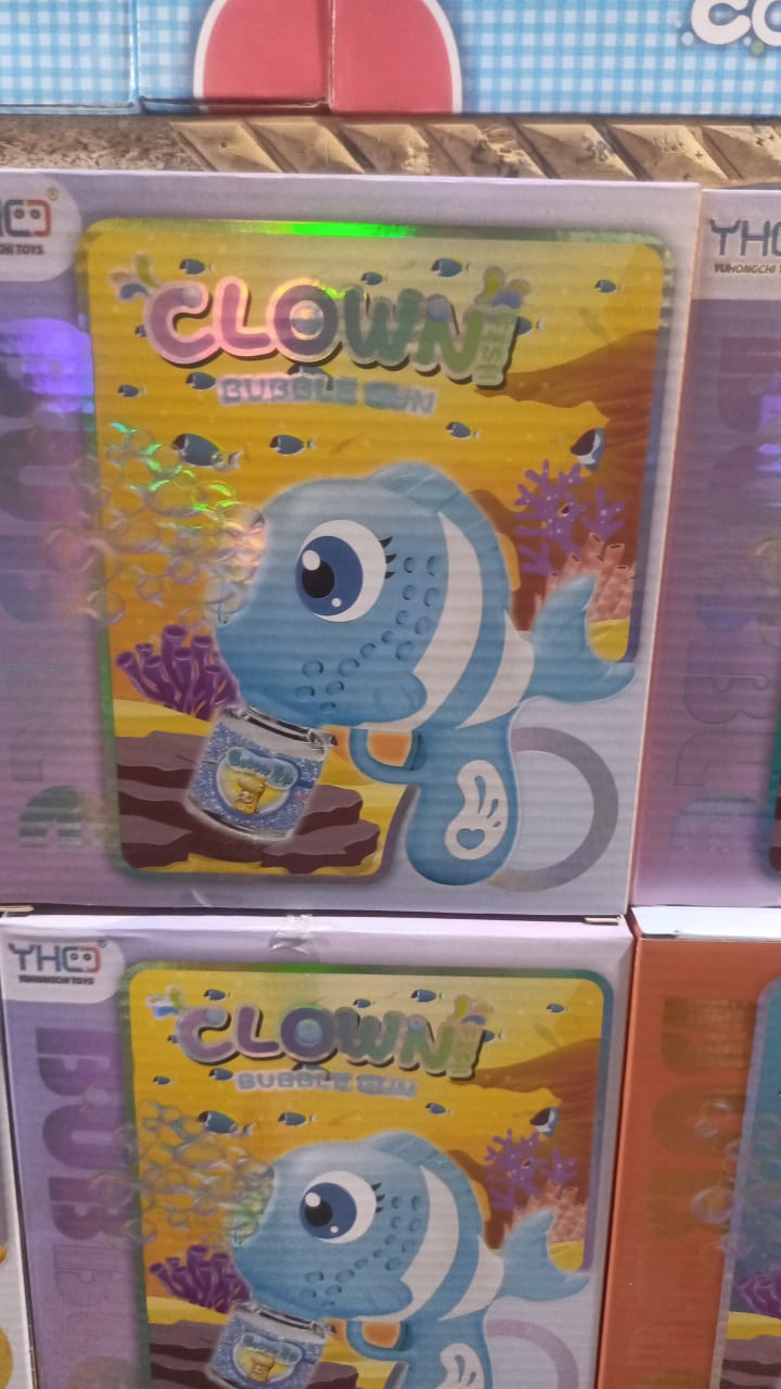 Fish Bubble Gun – Automatic Bubble Blower with Lights, Sounds & Fun Fish Design for Kids