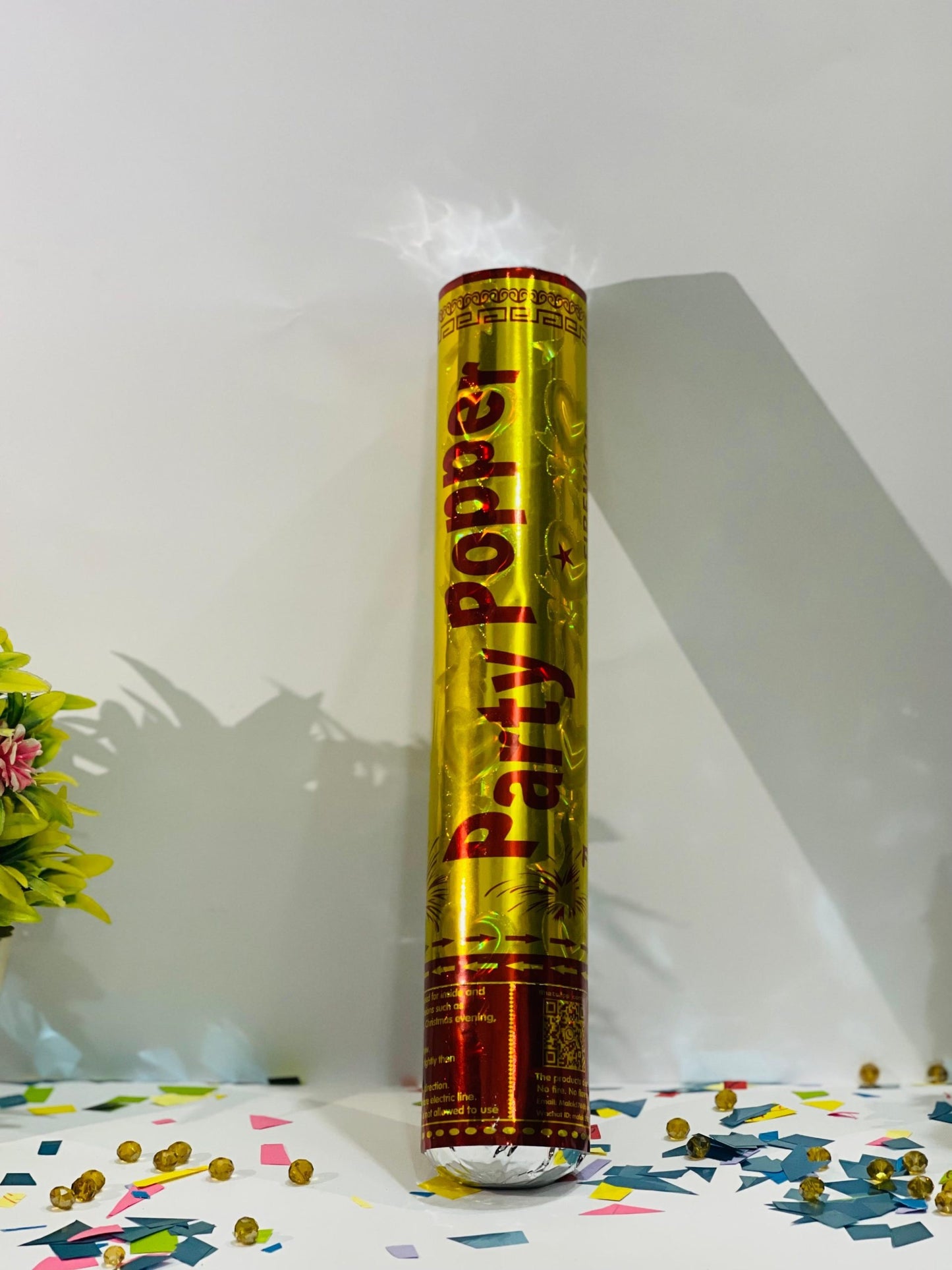 Birthday Party Popper | Rose Party Popper | 30 cm | Perfect for Birthdays, Anniversaries & New Year Celebrations