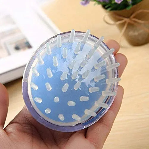 Hair Wash Brush & Scalp Massage Comb – Anti-Dandruff Silicone Shampoo Brush | Deep Scalp Cleanser, Hair Growth Massager - High Quality