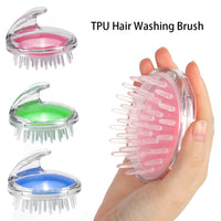 Hair Wash Brush & Scalp Massage Comb – Anti-Dandruff Silicone Shampoo Brush | Deep Scalp Cleanser, Hair Growth Massager - High Quality