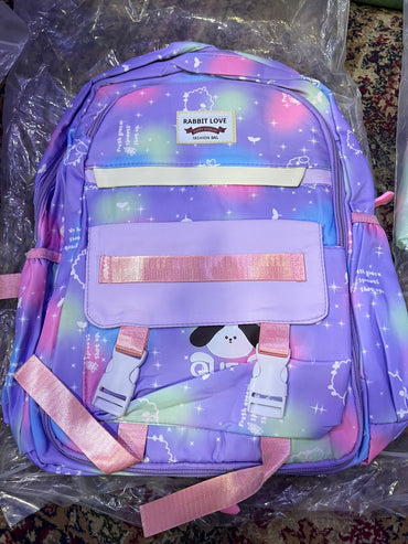 Unicorn Backpack Cute Durable Lightweight School Bag Casual Student Bag For Kids | Light Green