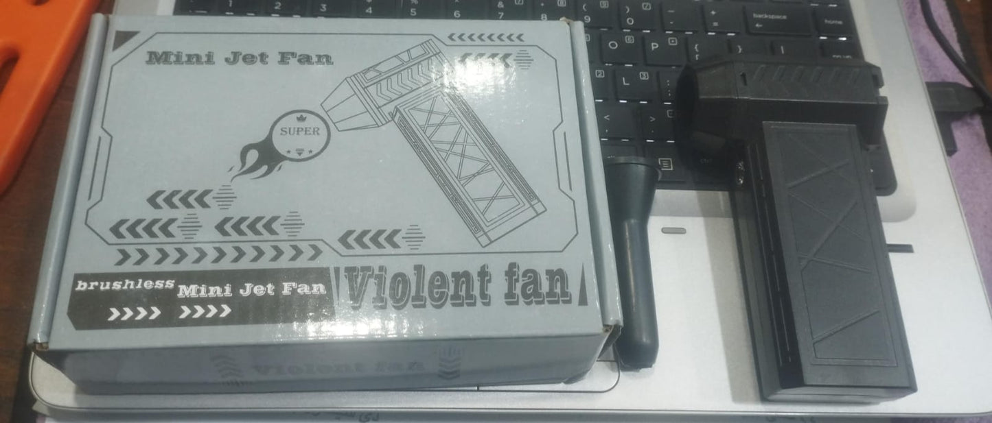Mini Jet Fan Brushless Powerful Violent Fan Compact Portable Design
