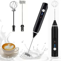 2-in-1 Rechargeable Coffee Beater & Electric Milk Frother – Smooth Mixing, Compact & Easy to Use High Quality