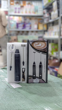 2-in-1 Rechargeable Coffee Beater & Electric Milk Frother – Smooth Mixing, Compact & Easy to Use High Quality
