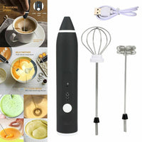 2-in-1 Rechargeable Coffee Beater & Electric Milk Frother – Smooth Mixing, Compact & Easy to Use High Quality