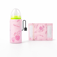 USB Portable Travel Milk Warmer Bag Cycle Constant Temperature Smart Feeding Bottle Heating Cover