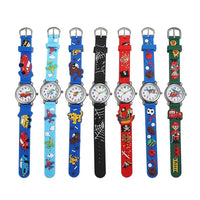 Kids Frozen Watch Set 6 Pcs Cartoon Strap