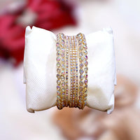 6-Piece Gold Plated Turkish Kara Bangles Set