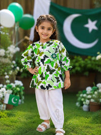 14 August 2 Pcs Girl's Shirt And Trouser Suit