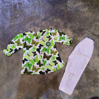 14 August 2 Pcs Girl's Shirt And Trouser Suit