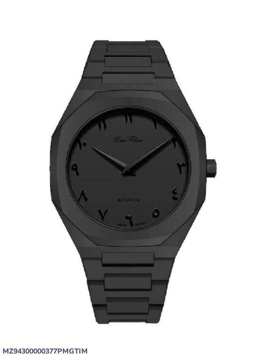 Luxury Watch for Men Water Resistant Stainless Black Steel