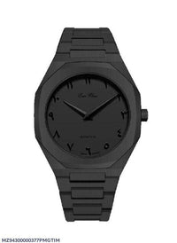 Luxury Watch for Men Water Resistant Stainless Black Steel
