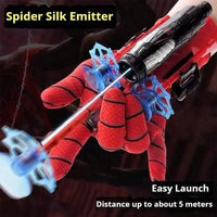 Spider Silk Emitter Toy for Kids, Easy Launch 5m Flight