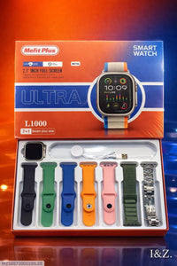 MEFIT Plus Ultra Smart Watch L1000 1000mAh Bluetooth 5.3 with 7 Straps