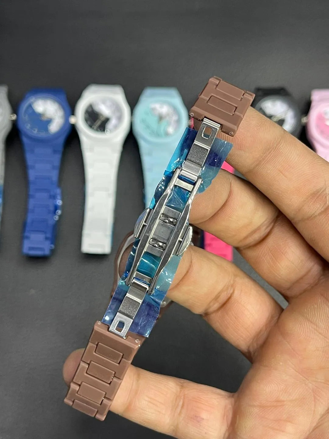 Stylish Arabic Aura Watch for Girls Women Pink