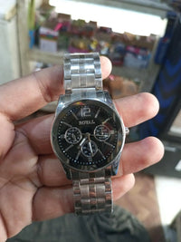 Men's Stainless Steel Chronograph Watch Royal - SILVER