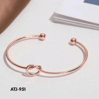 Korean Knot Design Bangle Golden Silver Multicolor