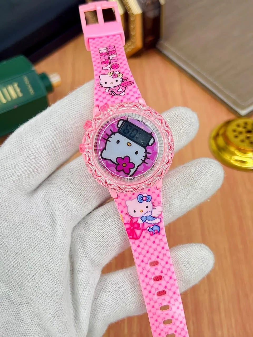 Pink Digital Printed Girls Watch 3-5 Years