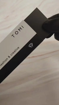 TOMI T-080 Unisex Watch Half Transparent Leather Strap