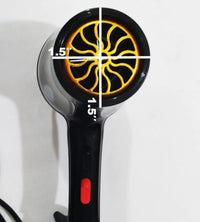 Black Hair Dryer with 3000W & 5-Temperature Control