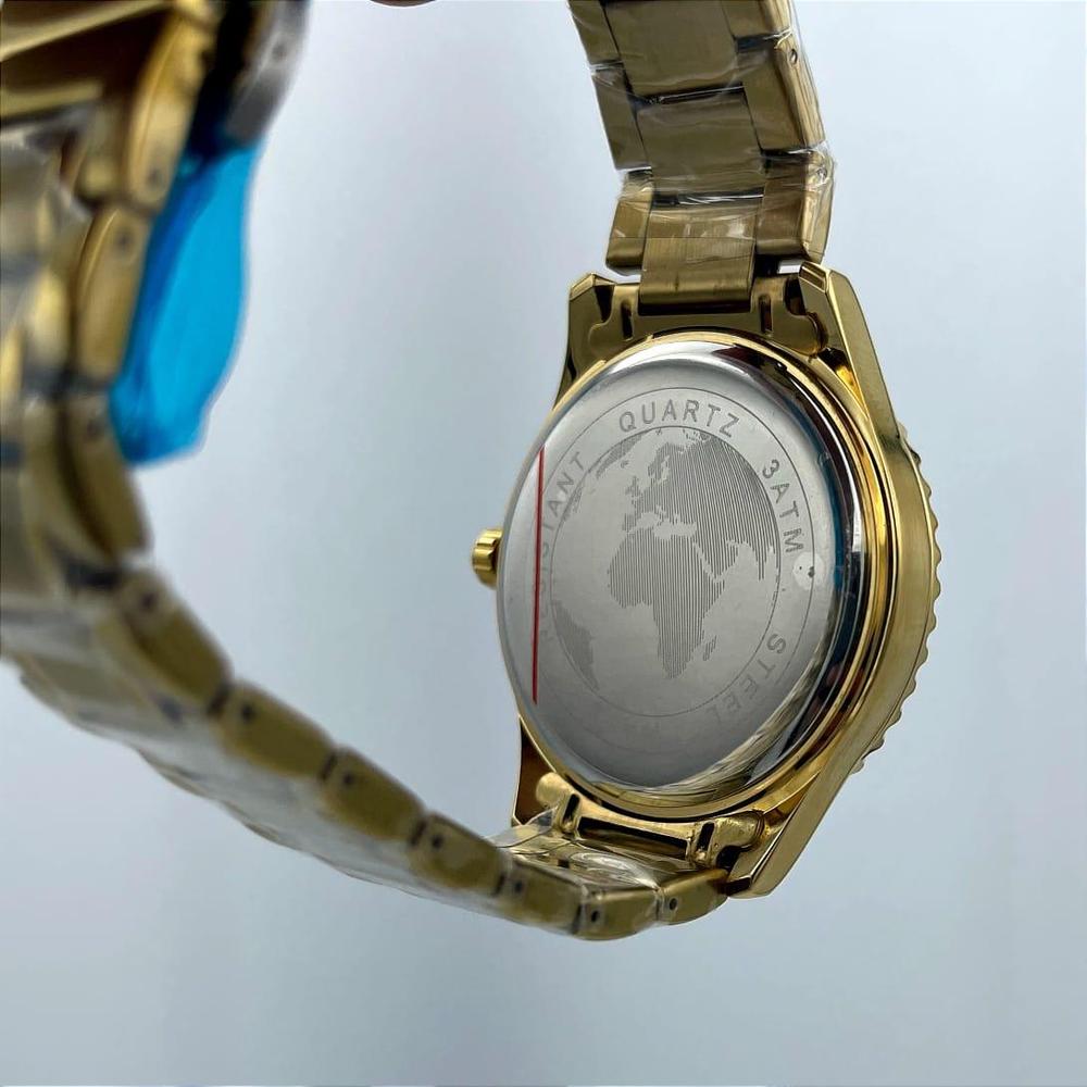 Gold Stainless Steel Watch for Men Daily Office & Formal Wear- standard size - ORIGINAL