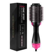 Fast Hair Dryer Brush with Ceramic Coating & LED Control - High Quality