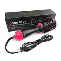 Fast Hair Dryer Brush with Ceramic Coating & LED Control - High Quality