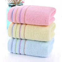 Towel Set Blue Striped Thick Cotton Face Towel - Specifications (length * width cm) Approximately 34*73