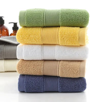 Towel Set Blue Striped Thick Cotton Face Towel - Specifications (length * width cm) Approximately 34*73