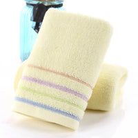 Towel Set Blue Striped Thick Cotton Face Towel - Specifications (length * width cm) Approximately 34*73