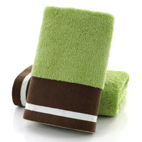 Towel Set Blue Striped Thick Cotton Face Towel - Specifications (length * width cm) Approximately 34*73