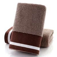 Towel Set Blue Striped Thick Cotton Face Towel - Specifications (length * width cm) Approximately 34*73